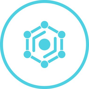 şebeke. Web simgesi basit illüstrasyon