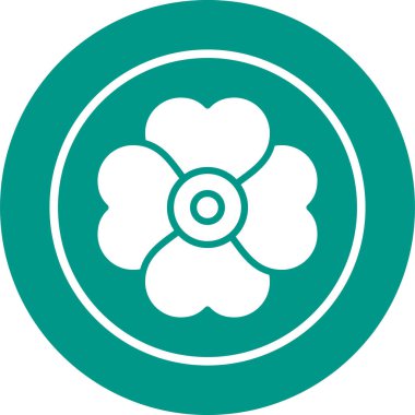 Benzersiz fan çizgisi vektör simgesi