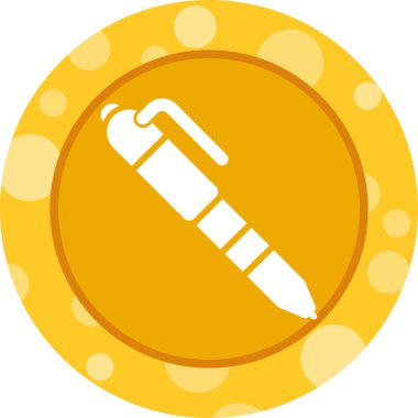 Bir kalem ağı simgesinin vektör illüstrasyonu