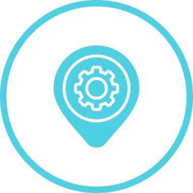 Benzersiz ayarlar vektör simgesi