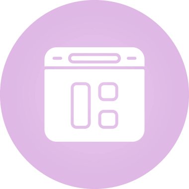 Mutfak makinesi. Web simgesi basit illüstrasyon