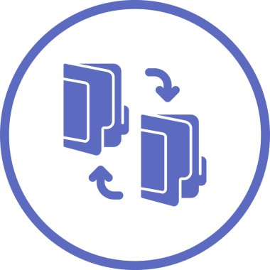 Modern simgenin vektör illüstrasyonu