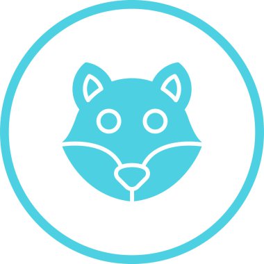 hayvan simgesi, illüstrasyon, vektör