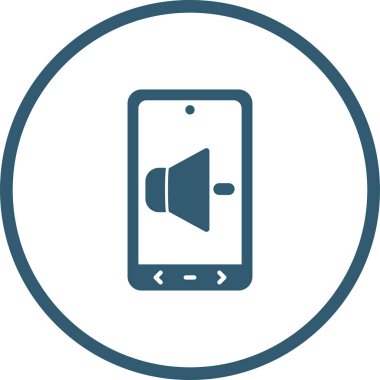 - Telefon. Web simgesi basit illüstrasyon