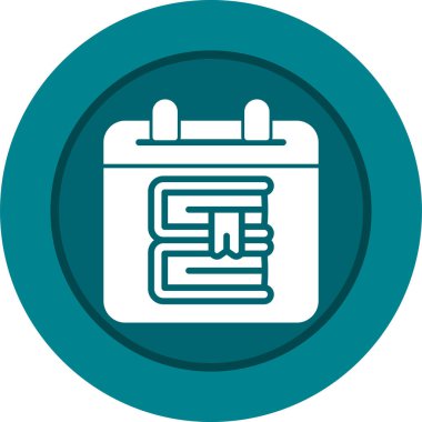 Takvim simgesi, vektör çizimi