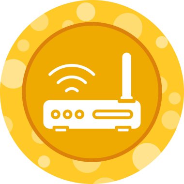 router simgesi web basit illüstrasyon