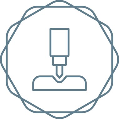 tornavida ikonu vektör çizimi