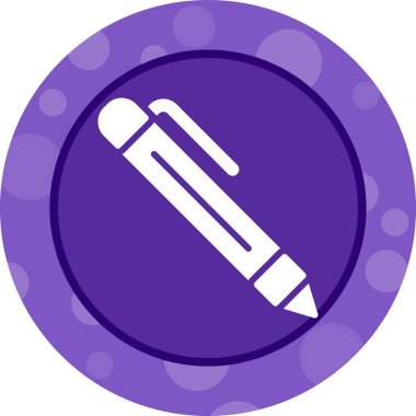 Bir kalem ağı simgesinin vektör illüstrasyonu