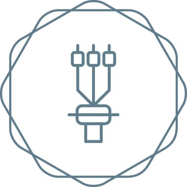 Modern simgenin vektör illüstrasyonu