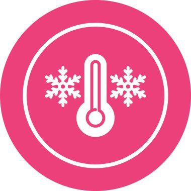 termometre ağ simgesi vektör çizimi