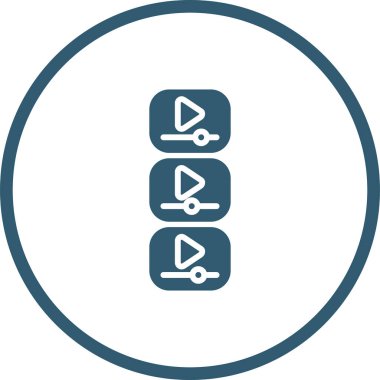 Modern simgenin vektör illüstrasyonu