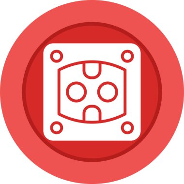 soket ağ simgesi vektör illüstrasyonu