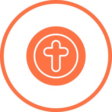 Hristiyan çapraz vektör çizimi