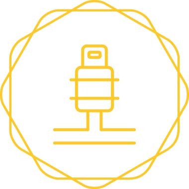 Robot simgesinin vektör illüstrasyonu