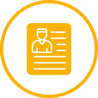 Belge modern simgesinin vektör illüstrasyonu