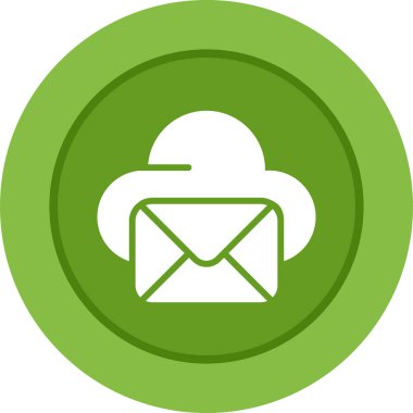 E-posta. Web simgesi basit illüstrasyon