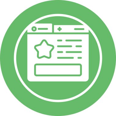 seo modern simgesinin vektör illüstrasyonu