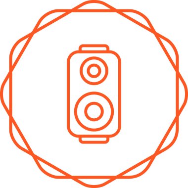 hoparlör simgesi vektör çizim