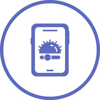 akıllı telefon web simgesi vektör çizimi