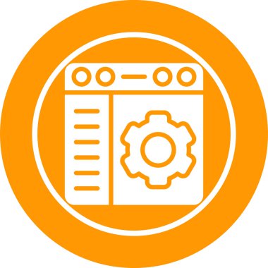 Tarayıcı Ayarları Web simgesi çizimi