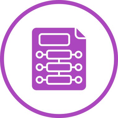 veri simgesi vektör illüstrasyonu