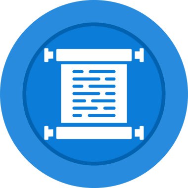 Belge. Web simgesi basit illüstrasyon