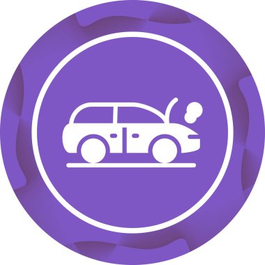 araba simgesi vektör illüstrasyonu