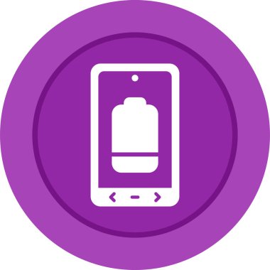 Akıllı telefon. Web simgesi basit illüstrasyon