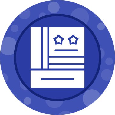 Bilet. Web simgesi basit illüstrasyon