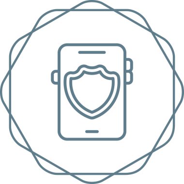 akıllı telefon web simgesi vektör çizimi