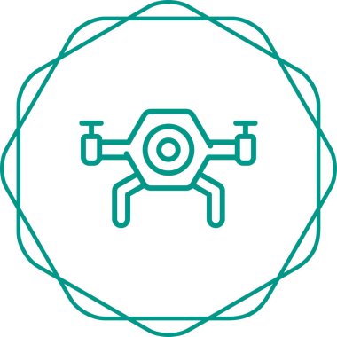 Drone web simge vektör çizim 