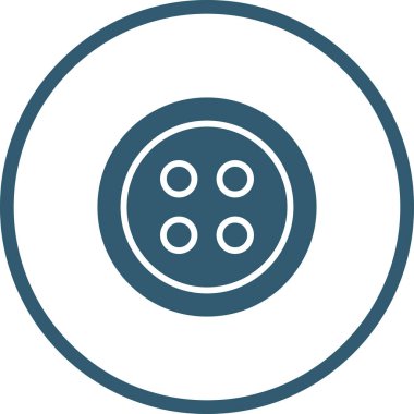 Moda tasarım tarzında yuvarlak simge. Beyaz arkaplanda logo simgesi izole edildi. Web ve logo için basit vektör simgesi ekle,,