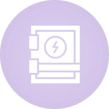 Güç simgesinin vektör illüstrasyonu