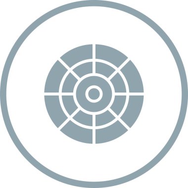 Pusula simgesinin vektör illüstrasyonu