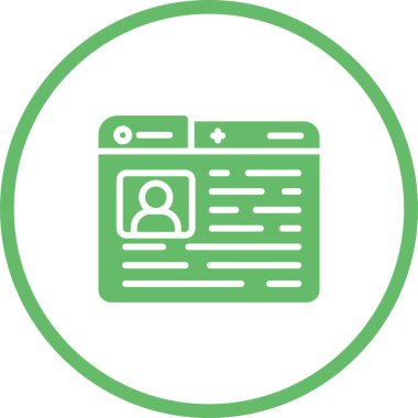 vektör lcd simgesi illüstrasyonu