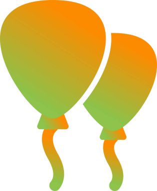 balon ikon vektör illüstrasyonu