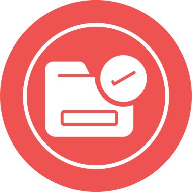 Kontrol listesi vektör simgesi modern illüstrasyon