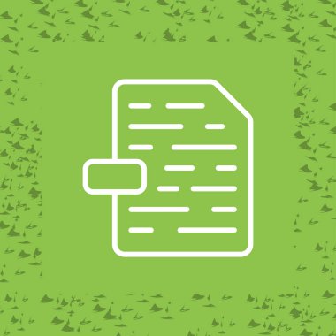 dosya simgesi, vektör illüstrasyonu 