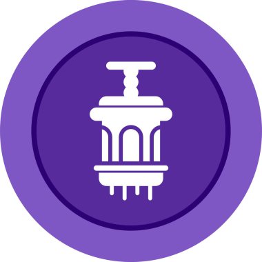 Modern gaz simgesinin vektör illüstrasyonu