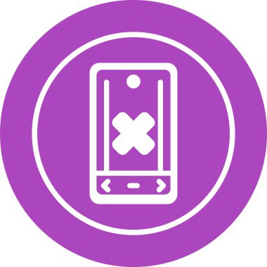 akıllı telefon web simgesi vektör çizimi