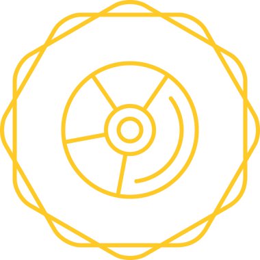 Müzik simgesinin vektör illüstrasyonu