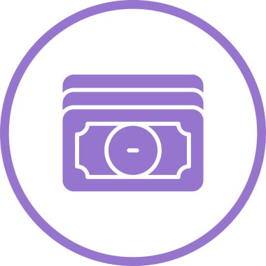 vektör para simgesi, basit vektör illüstrasyonu