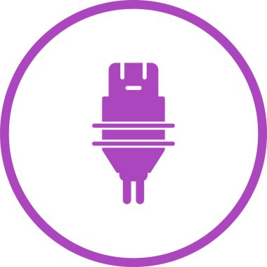 Fiş. Web simgesi basit illüstrasyon