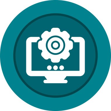 ayarları web simge vektör çizim 