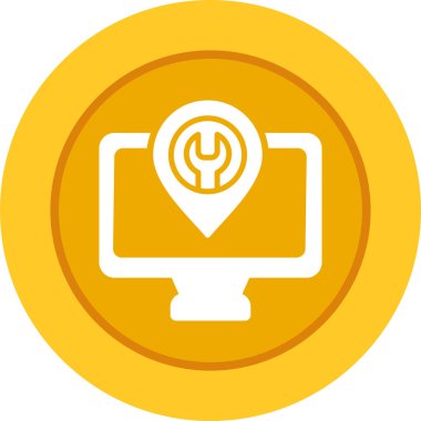  Bilgisayar web simge vektör çizim