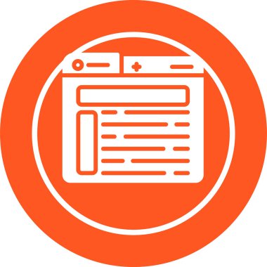 seo modern simgesinin vektör illüstrasyonu