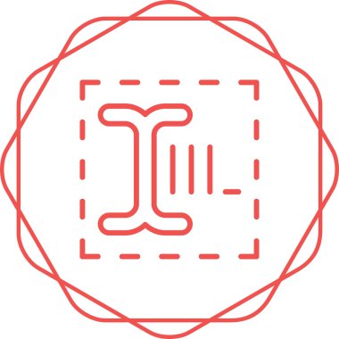 Çizgi Zodiac mantıksal işaret simgesi beyaz arkaplanda izole edildi. Astrolojik burç koleksiyonu. Renkli taslak konsepti. vektör