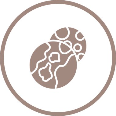 Eşsiz Gezegen Vektör Satırı Simgesi