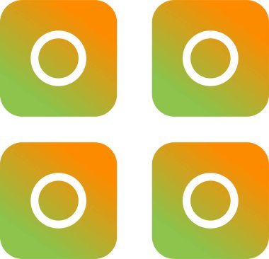 Bir kameranın vektör illüstrasyonu