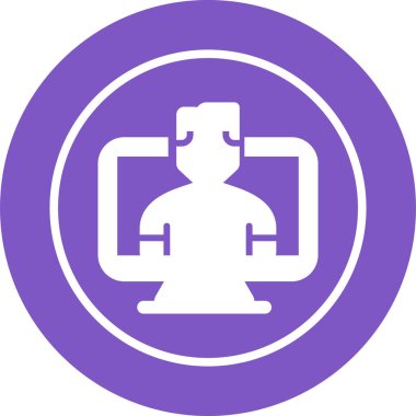  Bilgisayar web simge vektör çizim